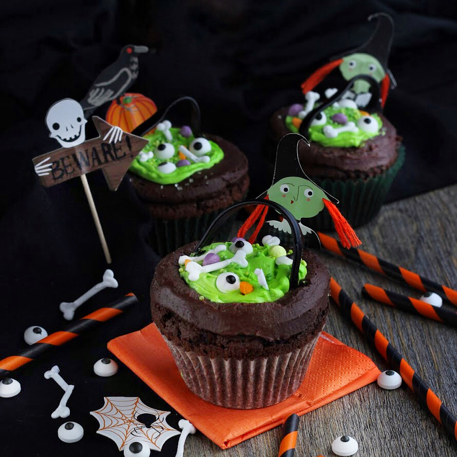 36 Decorazioni Per Cupcake A Tema Halloween – Day Of The Dead – Topper Teschio Di Zucchero Per Festa A Tema